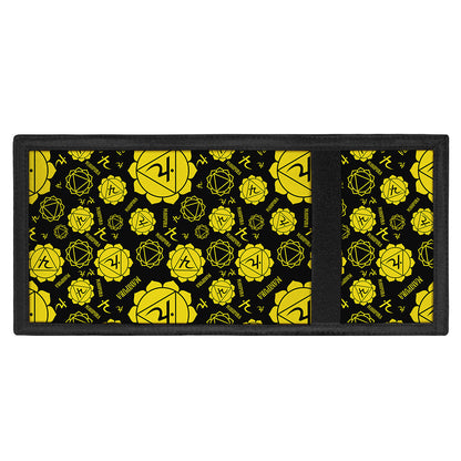Manipura Chakra Pattern Print Trifold Wallet