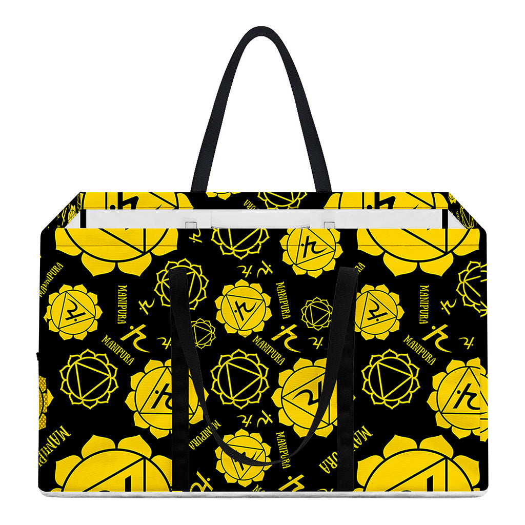 Manipura Chakra Pattern Print Utility Tote Bag