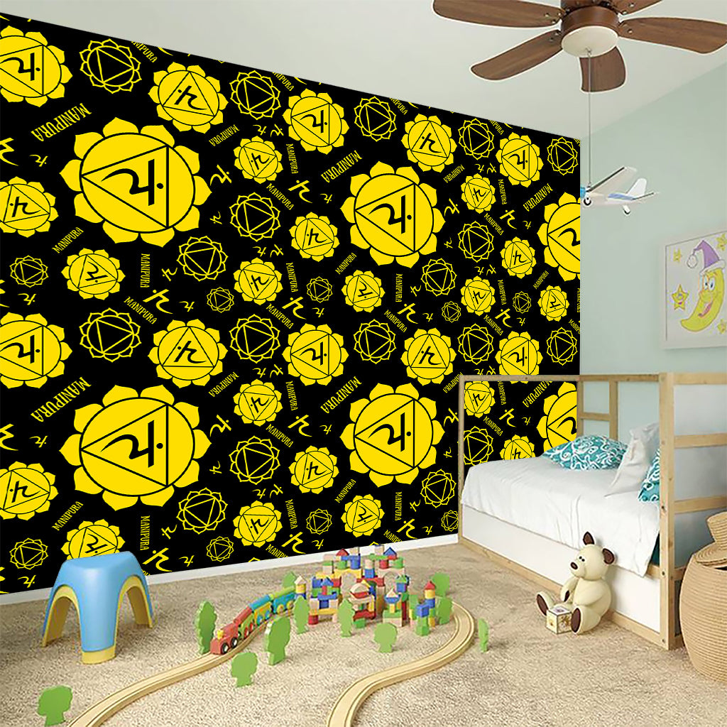 Manipura Chakra Pattern Print Wall Sticker