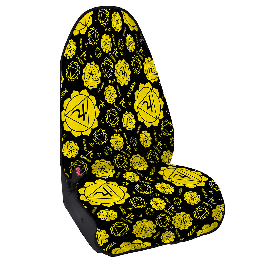 Manipura Chakra Pattern Print Waterproof Car Seat Cover