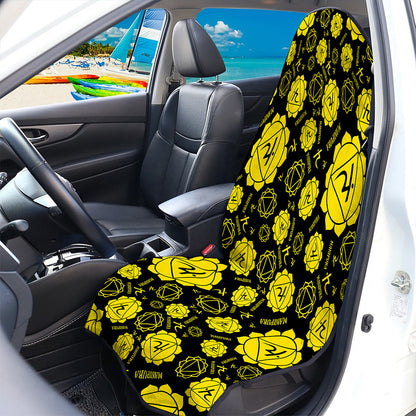Manipura Chakra Pattern Print Waterproof Car Seat Cover