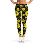 Manipura Chakra Pattern Print Women's Leggings