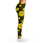 Manipura Chakra Pattern Print Women's Leggings