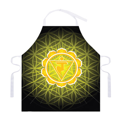 Manipura Chakra Spiritual Print Adjustable Apron