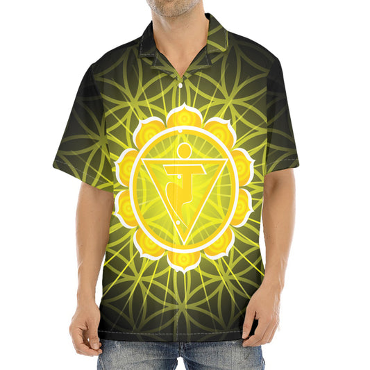 Manipura Chakra Spiritual Print Aloha Shirt