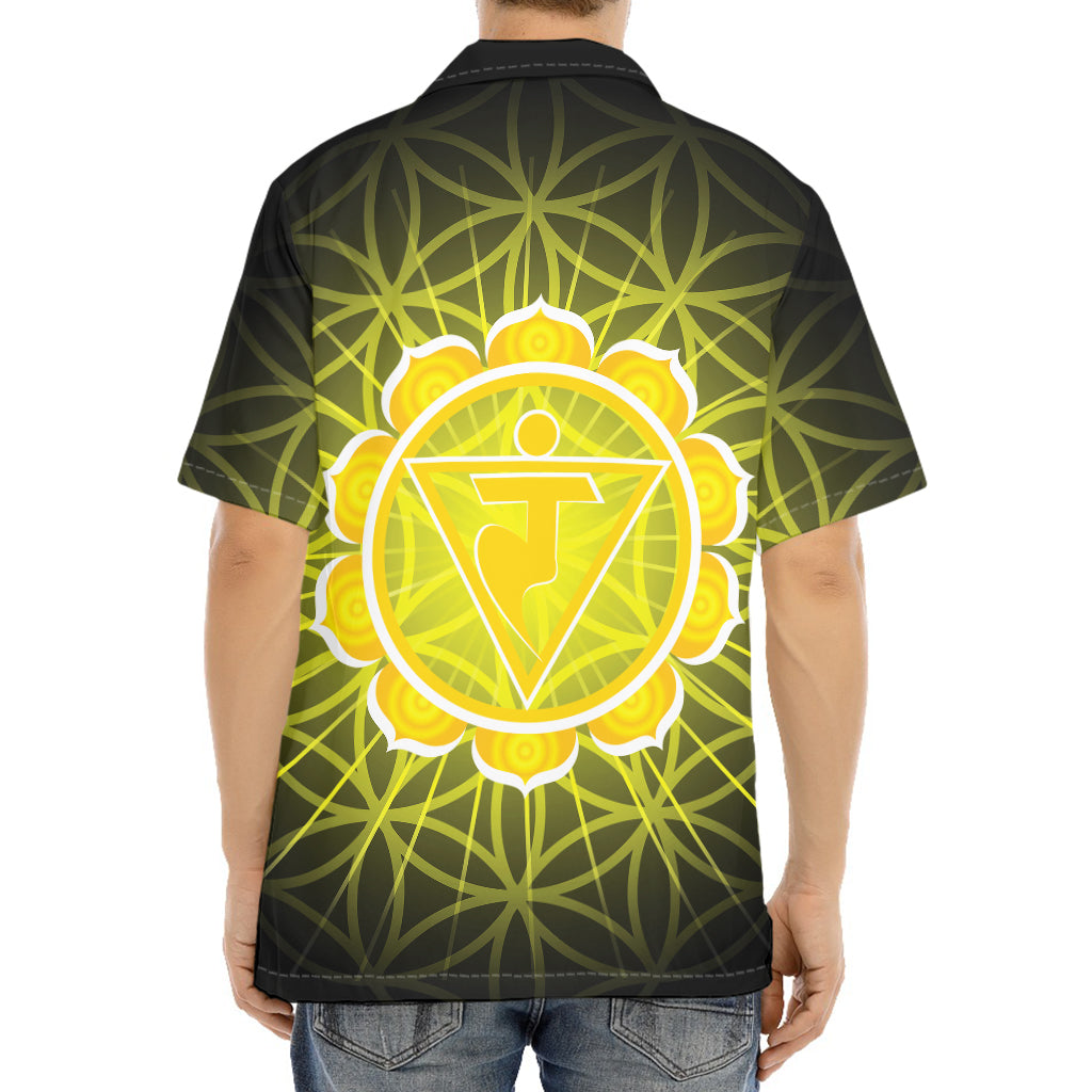 Manipura Chakra Spiritual Print Aloha Shirt