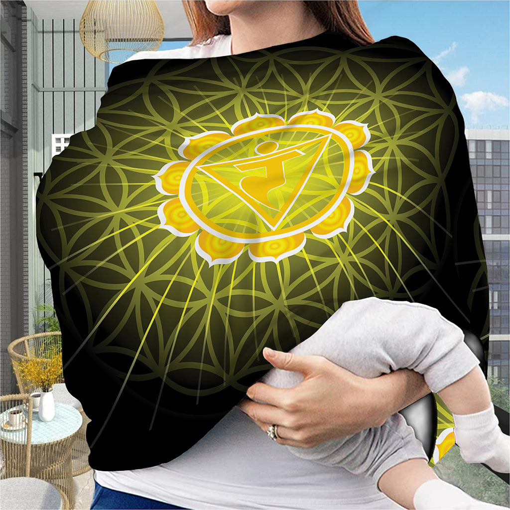 Manipura Chakra Spiritual Print Baby Seat Cover