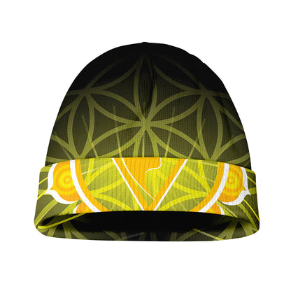 Manipura Chakra Spiritual Print Beanie