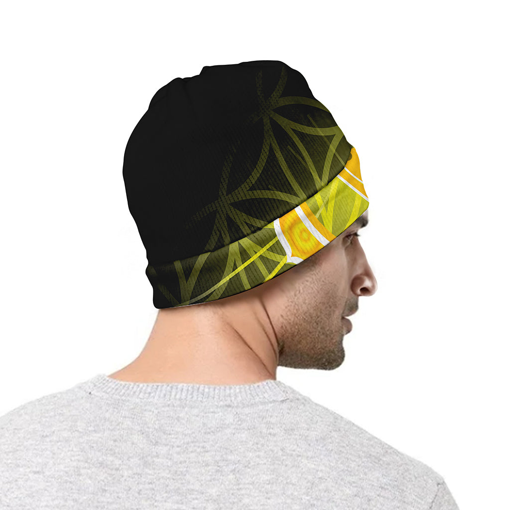 Manipura Chakra Spiritual Print Beanie