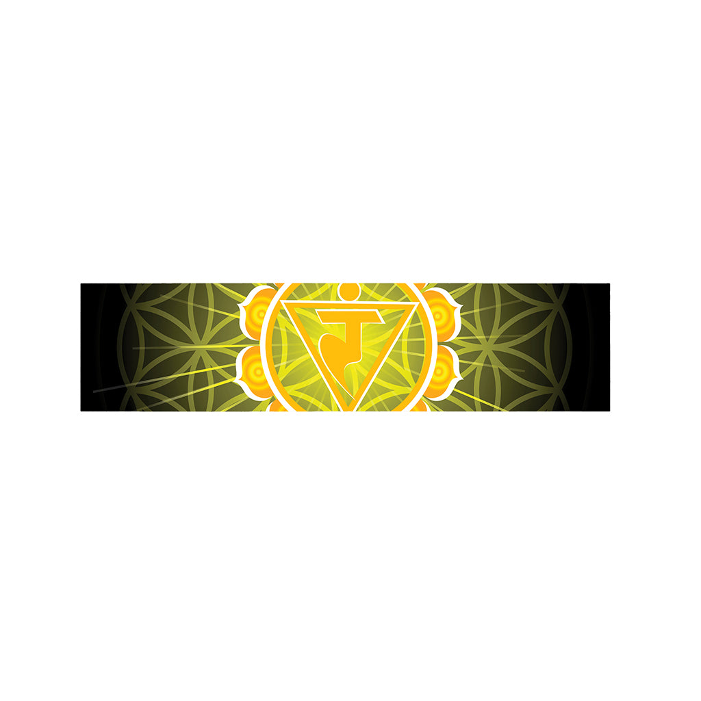 Manipura Chakra Spiritual Print Bed Runner