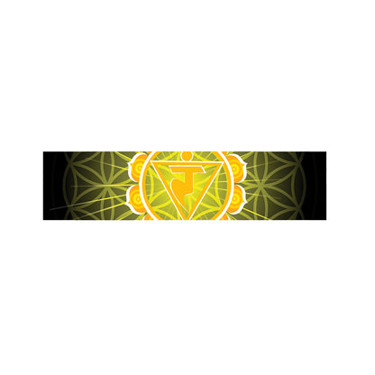 Manipura Chakra Spiritual Print Bed Runner