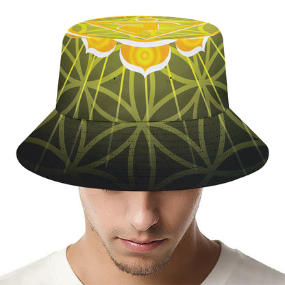 Manipura Chakra Spiritual Print Bucket Hat
