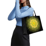 Manipura Chakra Spiritual Print Canvas Tote Bag