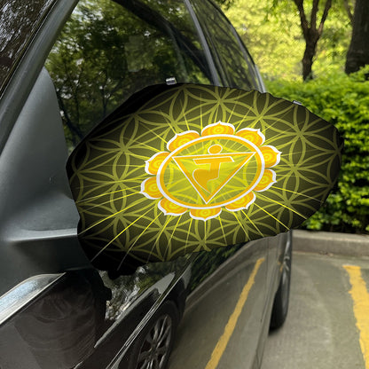 Manipura Chakra Spiritual Print Car Side Mirror Covers