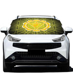Manipura Chakra Spiritual Print Car Windshield Snow Cover