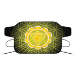 Manipura Chakra Spiritual Print Car Windshield Snow Cover