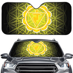 Manipura Chakra Spiritual Print Car Windshield Sun Shade