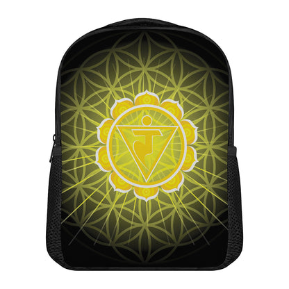 Manipura Chakra Spiritual Print Casual Backpack
