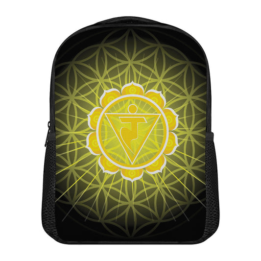 Manipura Chakra Spiritual Print Casual Backpack