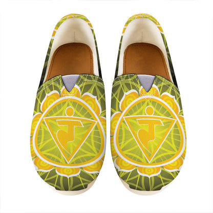 Manipura Chakra Spiritual Print Casual Shoes