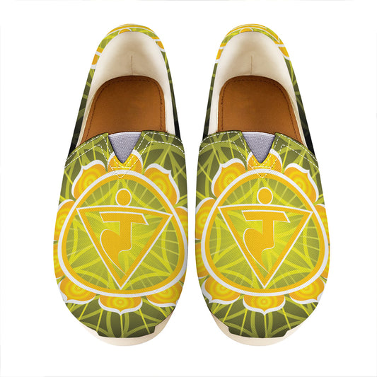 Manipura Chakra Spiritual Print Casual Shoes