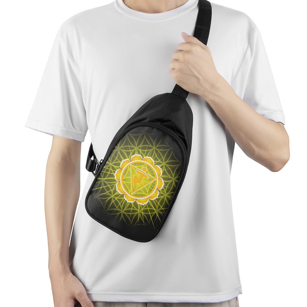 Manipura Chakra Spiritual Print Chest Bag