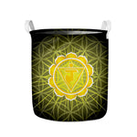 Manipura Chakra Spiritual Print Collapsible Laundry Basket