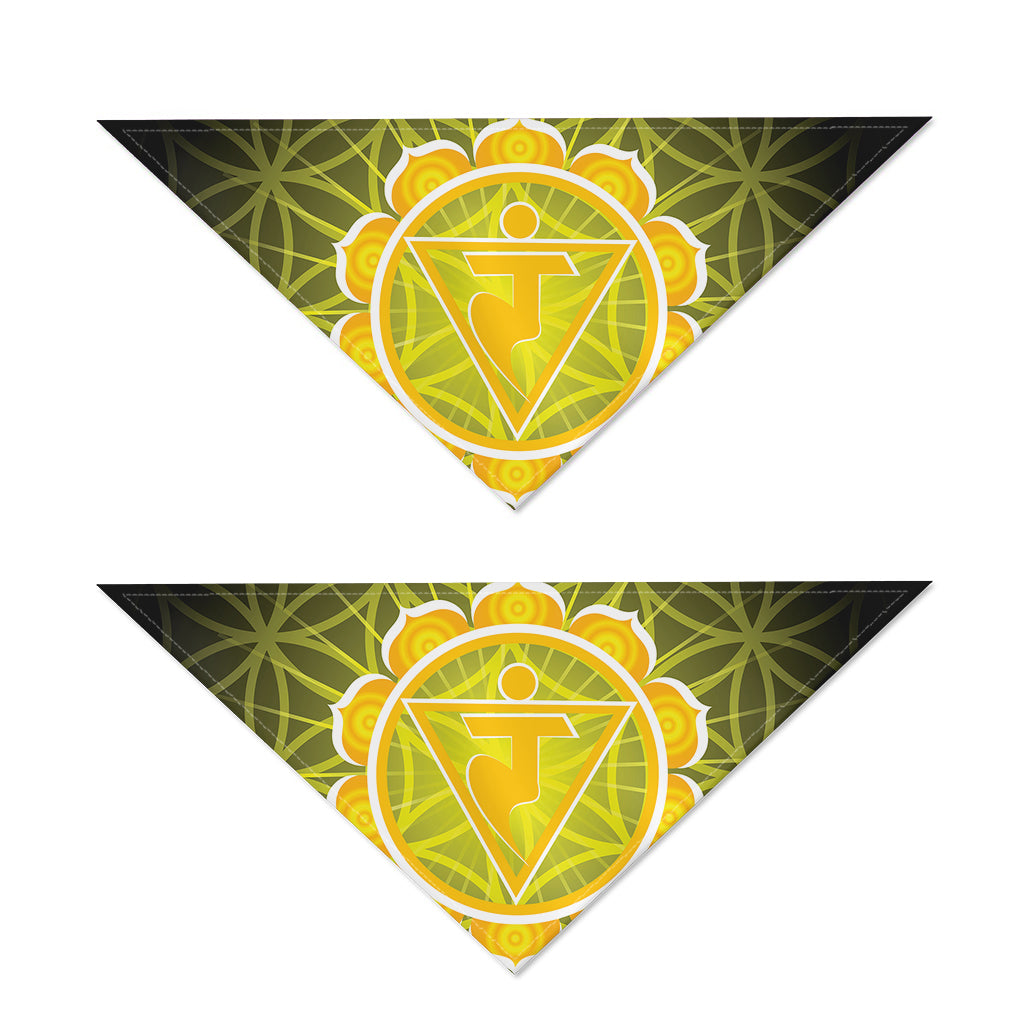 Manipura Chakra Spiritual Print Dog Bandana