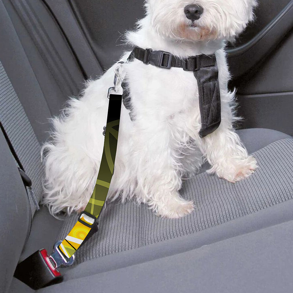 Manipura Chakra Spiritual Print Dog Seat Belt