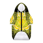 Manipura Chakra Spiritual Print Dog Zip Up Hoodie
