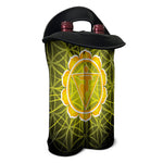 Manipura Chakra Spiritual Print Double Neoprene Wine Tote