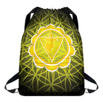 Manipura Chakra Spiritual Print Drawstring Backpack
