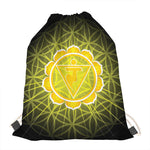 Manipura Chakra Spiritual Print Drawstring Bag