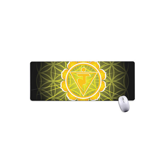 Manipura Chakra Spiritual Print Extended Mouse Pad