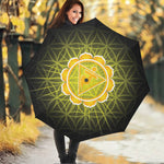 Manipura Chakra Spiritual Print Foldable Umbrella