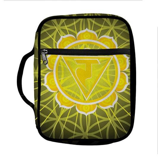 Manipura Chakra Spiritual Print Front Pocket Bible Bag