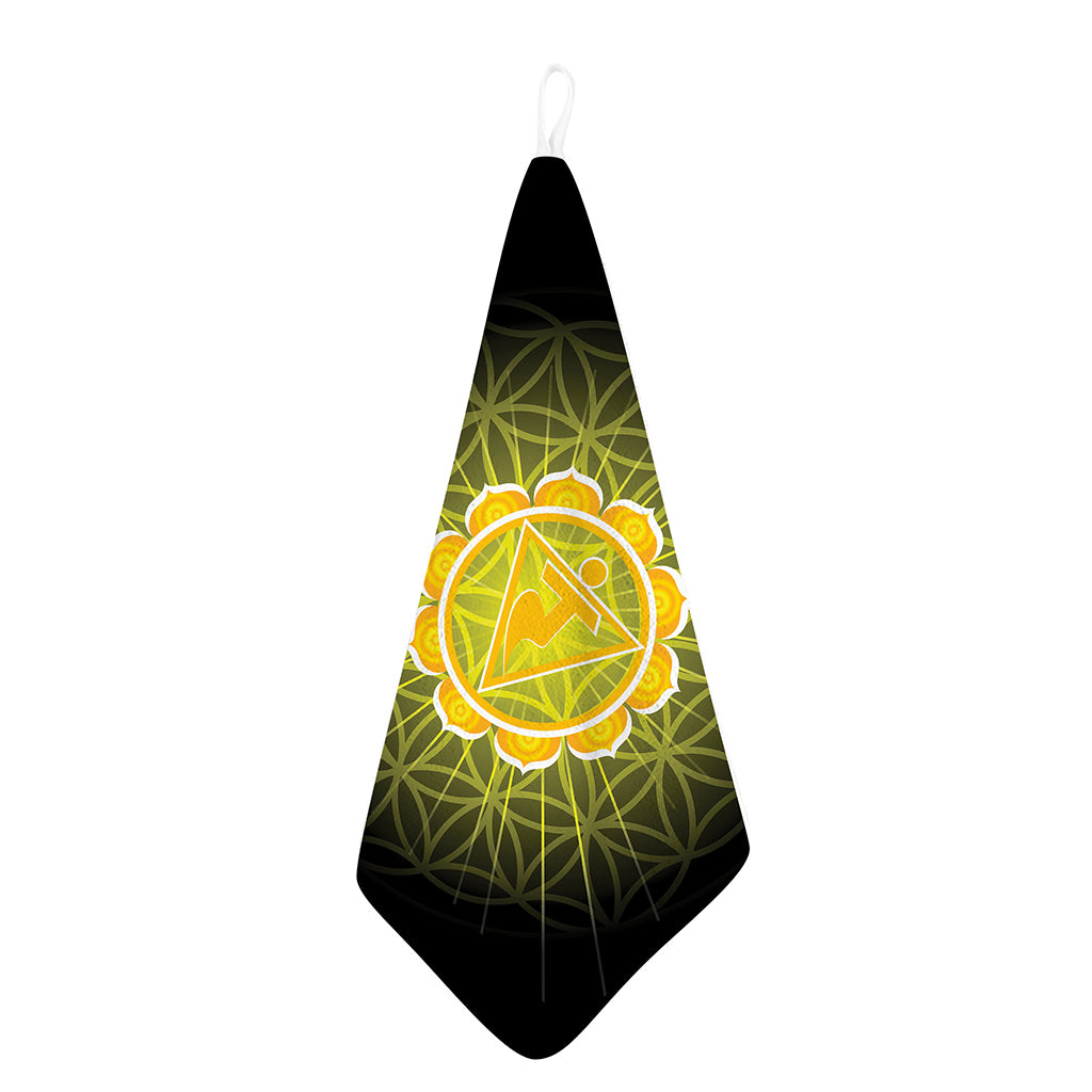 Manipura Chakra Spiritual Print Hand Towel