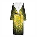 Manipura Chakra Spiritual Print Hooded Bathrobe
