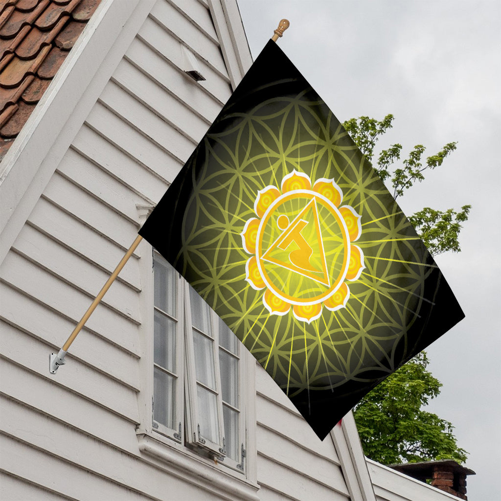 Manipura Chakra Spiritual Print House Flag