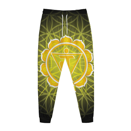 Manipura Chakra Spiritual Print Jogger Pants