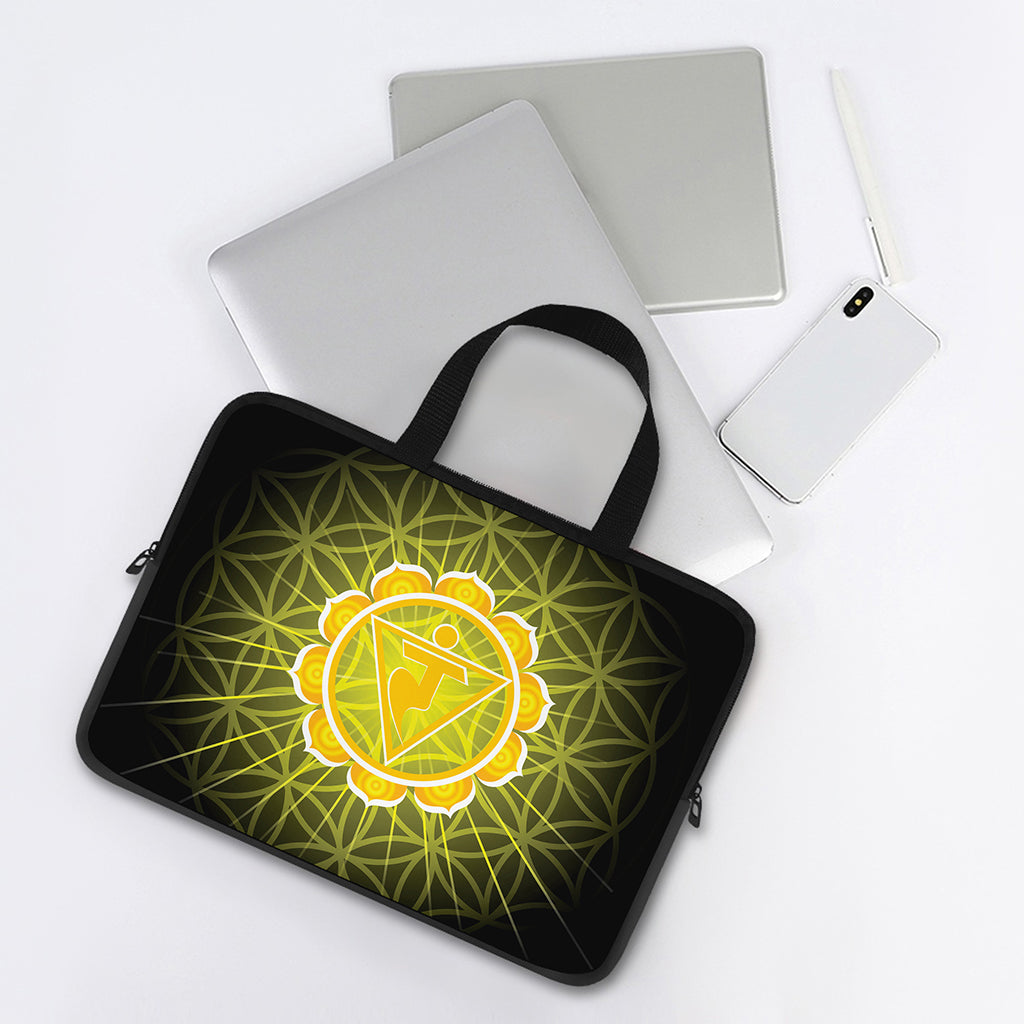 Manipura Chakra Spiritual Print Laptop Sleeve With Handle