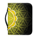Manipura Chakra Spiritual Print Leather Bible Cover