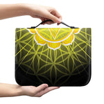 Manipura Chakra Spiritual Print Leather Bible Cover