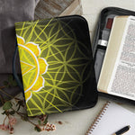 Manipura Chakra Spiritual Print Leather Bible Cover