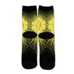 Manipura Chakra Spiritual Print Long Socks