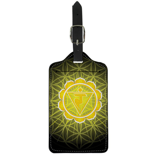 Manipura Chakra Spiritual Print Luggage Tag