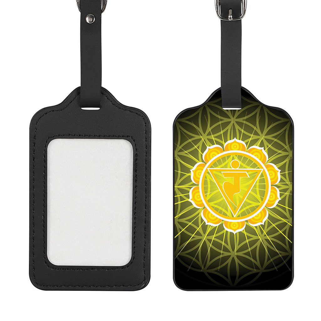 Manipura Chakra Spiritual Print Luggage Tag
