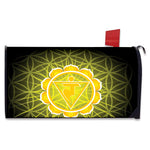 Manipura Chakra Spiritual Print Mailbox Cover