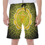 Manipura Chakra Spiritual Print Men's Beach Shorts