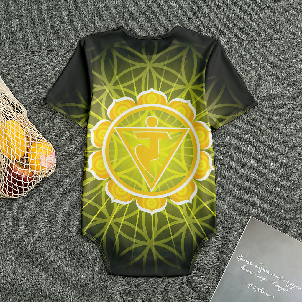 Manipura Chakra Spiritual Print Men's Bodysuit
